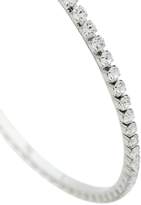 Thumbnail for your product : Area silver metallic dorinda oversized crystal hoop earrings