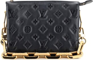 Louis Vuitton Coussin Bag Monogram Embossed Lambskin Bb Metallic