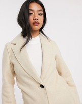Thumbnail for your product : Only Petite tailored coat in cream