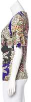Thumbnail for your product : Just Cavalli Printed Short Sleeve Top
