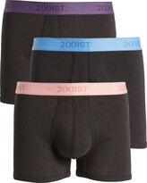 Thumbnail for your product : 2xist 3-Pack Cotton No Show Trunks