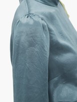 Thumbnail for your product : Sies Marjan Nara Ruched Satin Dress - Dark Grey