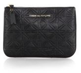 Thumbnail for your product : Comme des Garcons Small Star-Embossed Zip Pouch