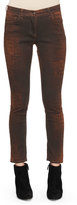 Thumbnail for your product : Etro Reptile-Print Skinny Jeans