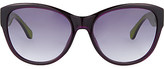 Thumbnail for your product : Michael Kors Vivian purple round sunglasses