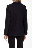 Thumbnail for your product : Jessica Simpson Double Breasted Basketweave Coat