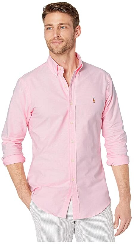 Polo Ralph Lauren Oxford Shirt - Pink | Shop the world's largest 