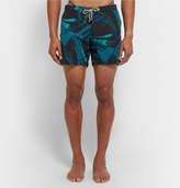 Thumbnail for your product : Thorsun Titan Slim-Fit Mid-Length Printed Swim Shorts