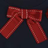 Thumbnail for your product : Dolce & Gabbana Dolce & GabbanaGirls Navy Bow Applique Sweatshirt