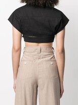 Thumbnail for your product : Jacquemus Short-Sleeve Crop Top