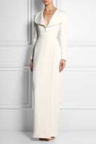 Thumbnail for your product : Hampton Sun Emilia Wickstead Wrap-effect wool-crepe gown