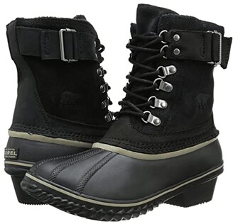 black boots with arch support