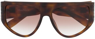 Max Mara D-frame oversized sunglasses