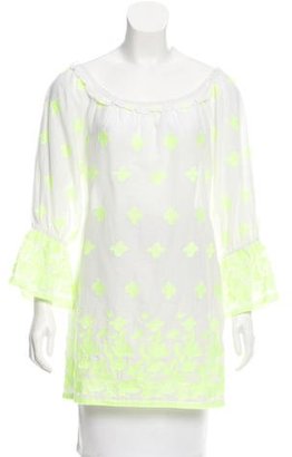 Miguelina Josie Neon Tunic Top w/ Tags