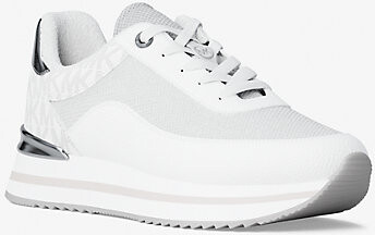 Michael Kors Hattie Mixed-Media Trainer