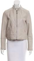 Thumbnail for your product : Rebecca Minkoff Collarless Leather Jacket