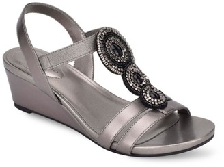 bandolino giove wedge sandal