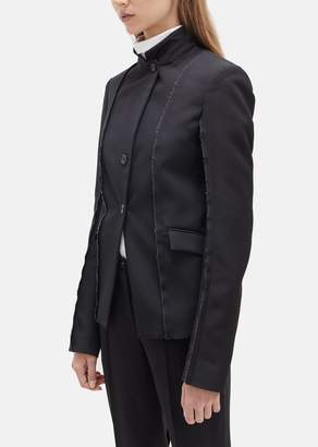 Yang Li Sharp Tailored Blazer Black