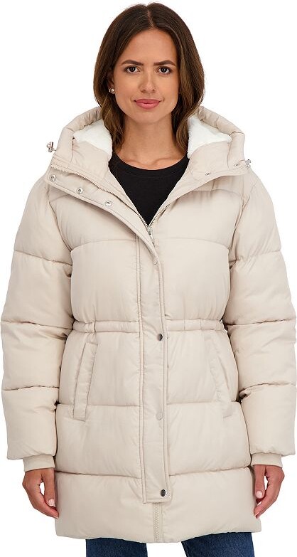 Women's Sebby Collection Cozy Lined Anorak Puffer Jacket