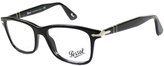 Thumbnail for your product : Persol PO 3014VM 95 Shiny Black Plastic Wayfarer Eyeglasses-52mm
