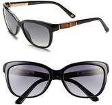 Thumbnail for your product : Gucci Women's 55mm Bamboo Temple Sunglasses - Black