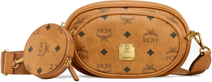 MCM Visetos Small Essential Belt Bag Beige 623289