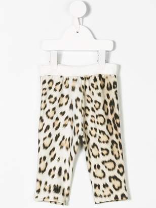 Roberto Cavalli Junior leopard print leggings