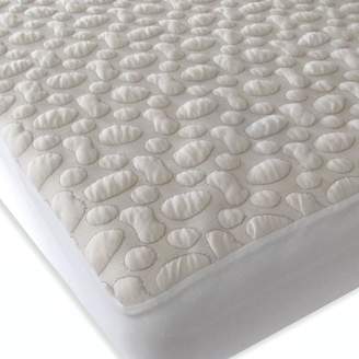 Forty Winks Aero-Weave Pebble-Puff Organic Cotton Crib Mattress Pad