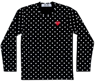 Black on White Polka Dot Pattern» Women's All Over T-Shirt by Looly Elzayat