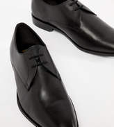 Thumbnail for your product : Frank Wright Wide Fit Derby Shoes In Black Leather