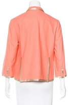 Thumbnail for your product : Robert Rodriguez Silk Button-Up Blazer w/ Tags