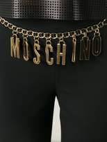 Thumbnail for your product : Moschino logo chain trousers