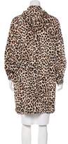 Thumbnail for your product : RED Valentino Printed Knee-Length Coat