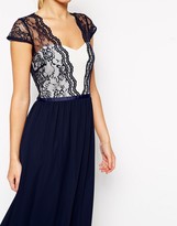 Thumbnail for your product : ASOS Scalloped Lace Maxi Dress