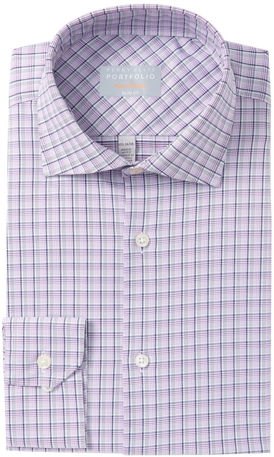 perry ellis portfolio slim fit shirt