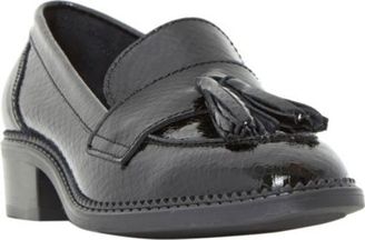 Dune Glossie tasselled patent-leather loafers