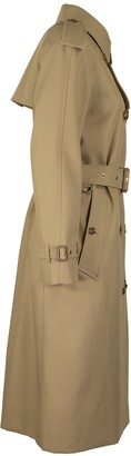 Burberry Archive Print-lined Cotton Gabardine Trench Coat
