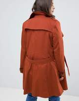 Thumbnail for your product : ASOS Curve DESIGN Curve classic trench coat