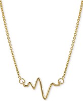 Thumbnail for your product : Sarah Chloe Heartbeat Pendant Necklace in 14k Gold, 16" + 2" extender