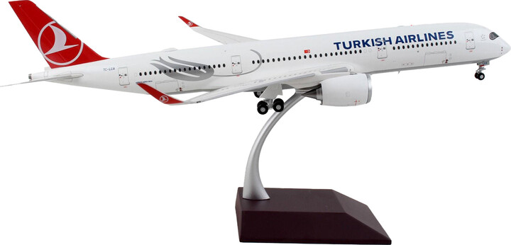 Airbus A350-900 Commercial Aircraft "Turkish Airlines" White with Red Tail "Gemini 200" Series 1/200 Diecast Model Airplane by GeminiJets