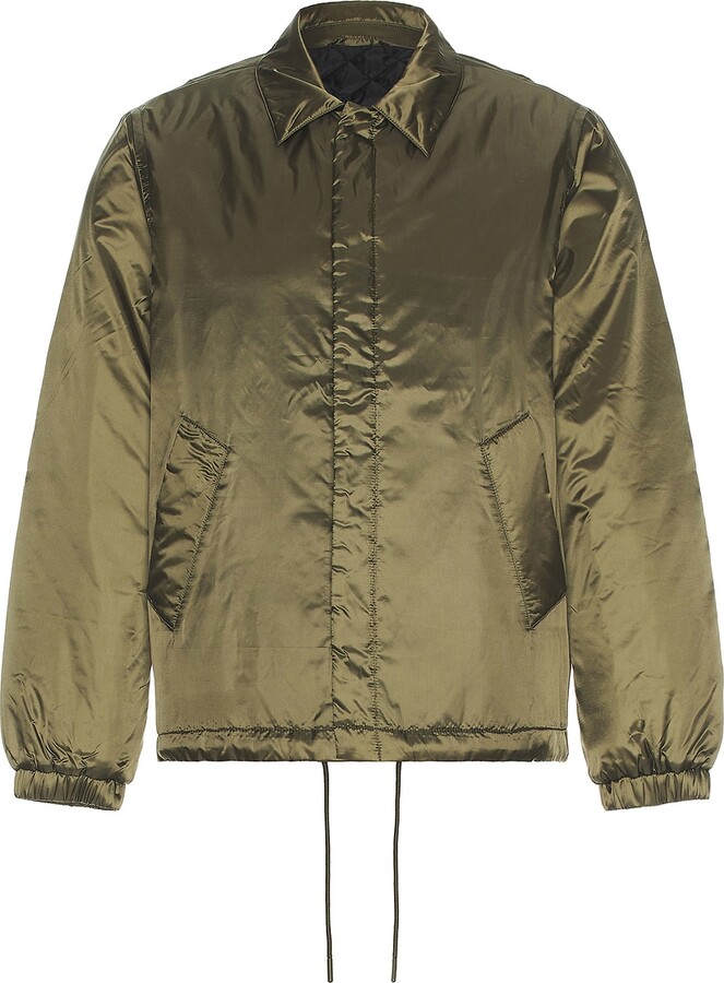 Saturdays NYC Cooper Quilted Lined Jacket in Green