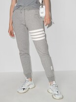 Thumbnail for your product : Thom Browne 4-Bar tapered track pants