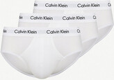 Thumbnail for your product : Calvin Klein Men's White Pack Of 3 Stretch-Cotton Briefs, Size: M