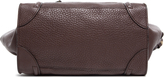 Thumbnail for your product : Celine Brown Pebbled Leather Mini Luggage Tote
