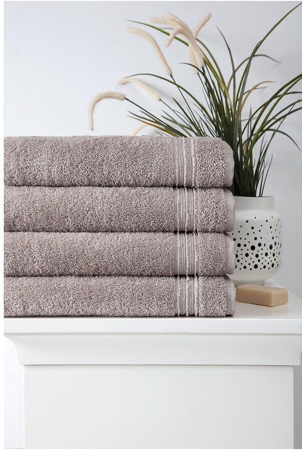 OZAN PREMIUM HOME Cascade Bath Towels Set Of 4