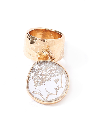 Edie Parker Single Coin Ring