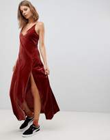 Thumbnail for your product : Free People Spliced Velvet Maxi Dress