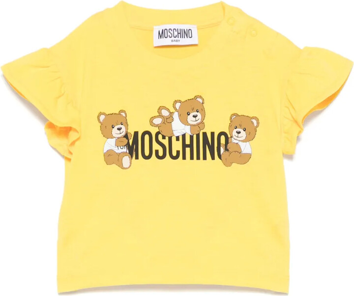 MOSCHINO BAMBINO teddy bear-print T-shirt