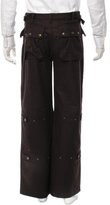 Thumbnail for your product : Andrew Mackenzie Wide-Leg Wool Cargo Pants w/ Tags