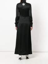 Thumbnail for your product : Amen crystal star embellished long coat